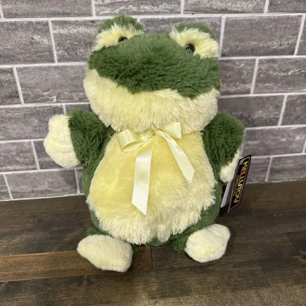 2014‎ KellyToy Green Frog Plush Stuffed Animal Toy 10
